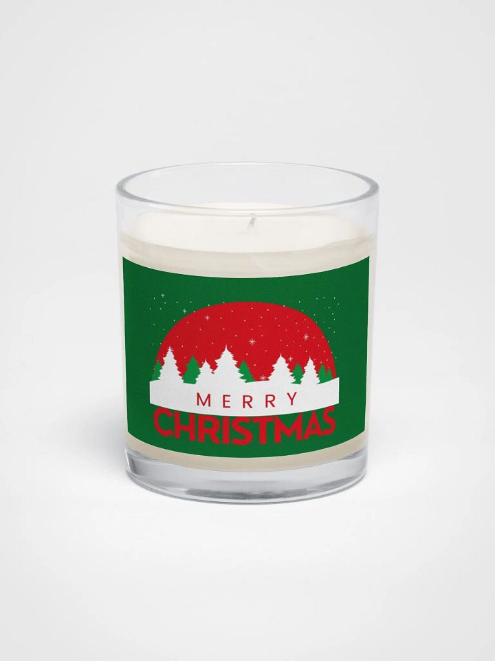 Festive Pine Tree Soy Wax Candle product image (1)