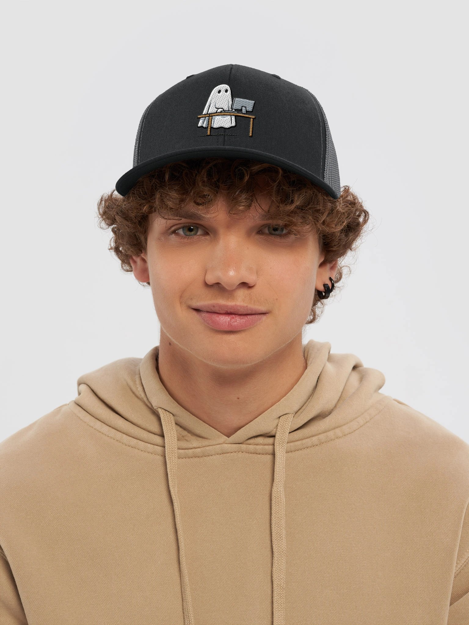 Ghosted Emails Trucker Hat product image (21)