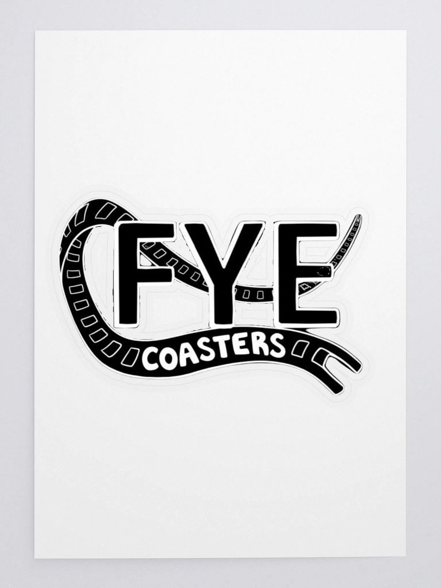 Fye Coasters Plain Sticker product image (3)