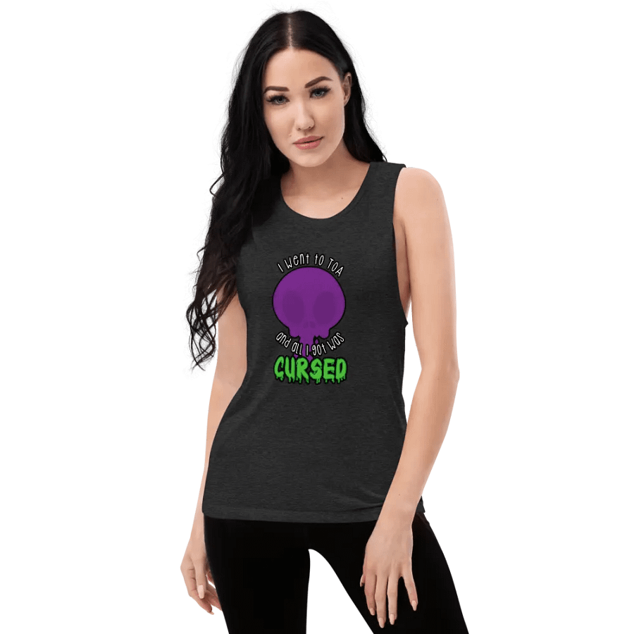 All I Got Was Cursed - Demon Hunter - Women's Style Muscle Tank product image (9)