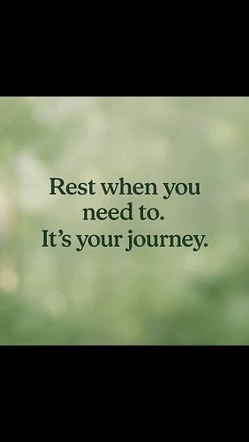 Rest when you need to. It’s your journey.
Not theirs. Not on their timeline.
You don’t have to earn your rest, it’s sacred, n...