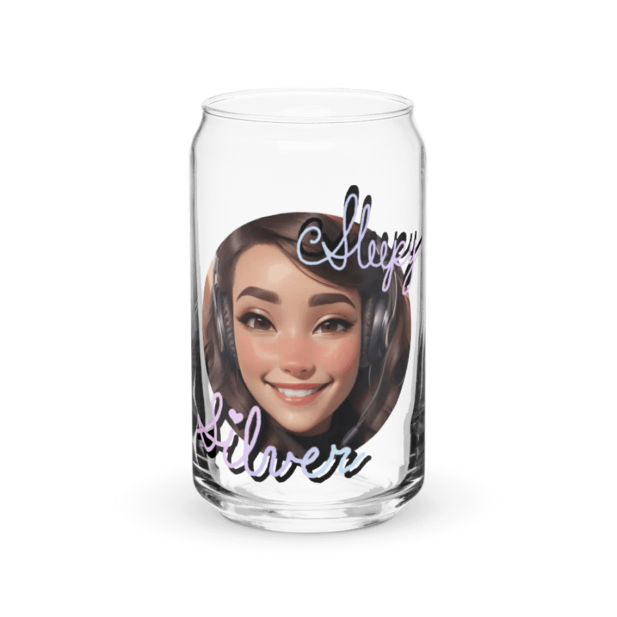 [NEW] Sleepy Silver Can Glass product image (1)
