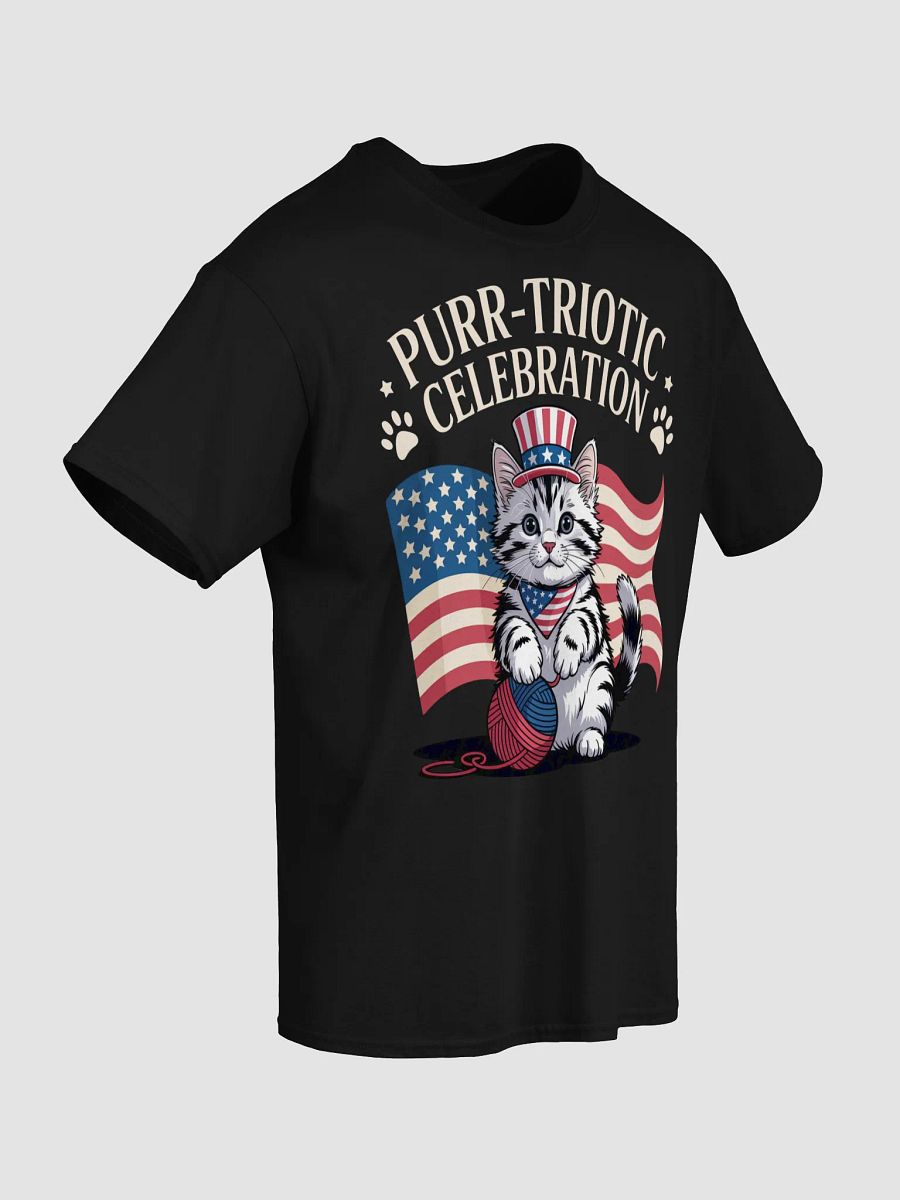Purr-triotic Kitten Celebration T-Shirt product image (20)