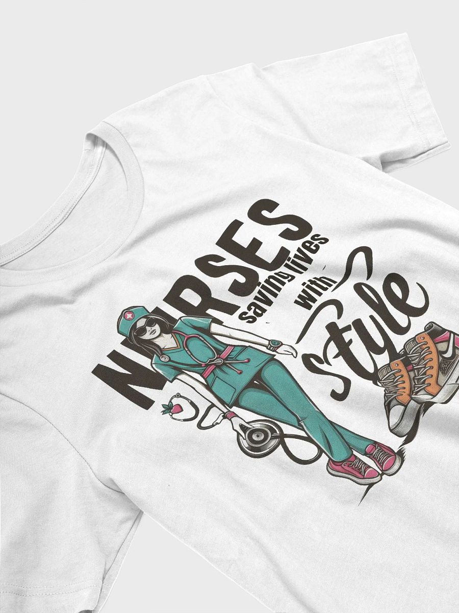 Health Professionals: Stylish Nurse Heartbeat T-Shirt product image (27)