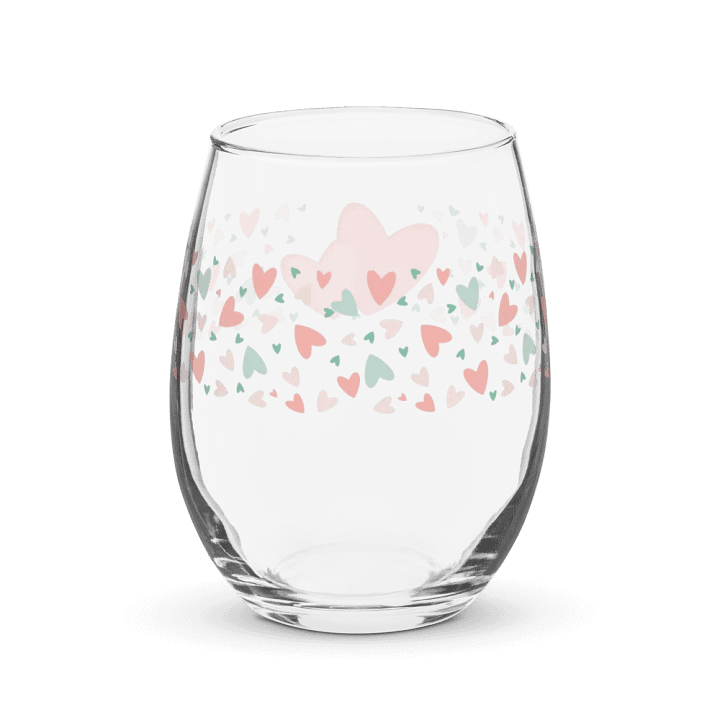 Scattered Hearts Wine Glass product image (2)