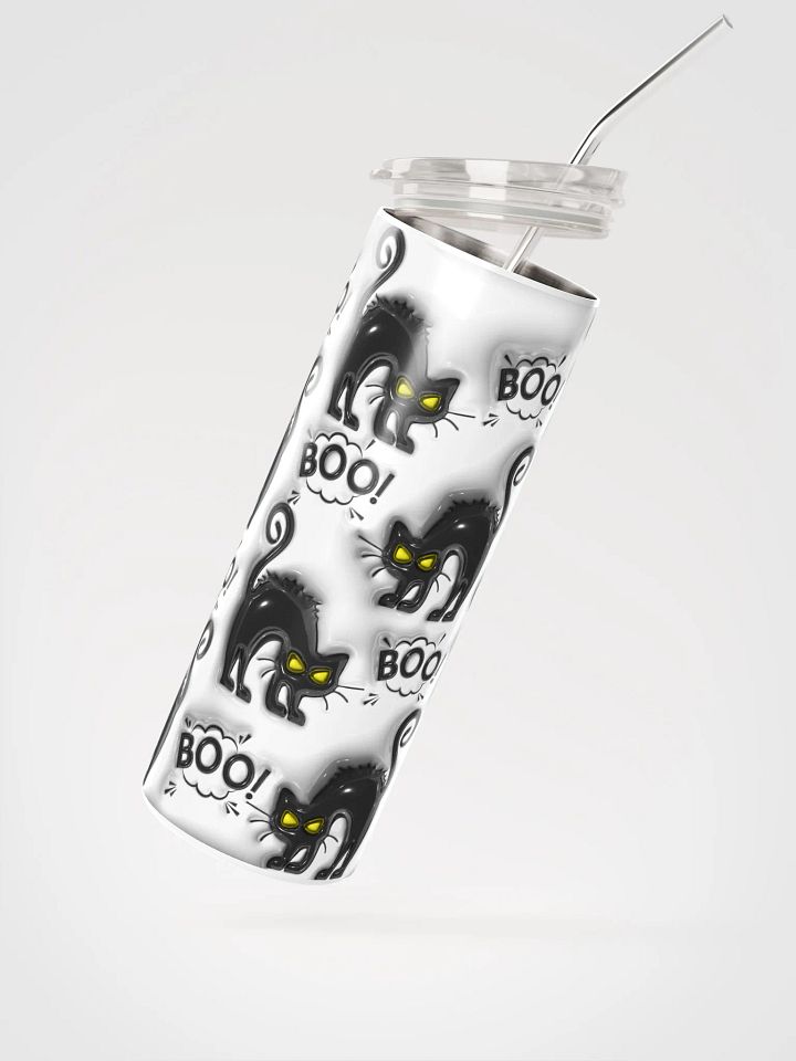 Glowing Eyes Black Cat Halloween Tumbler product image (2)