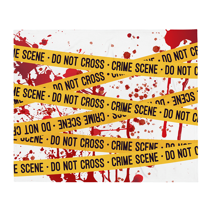 The Night Butcher - Crime Scene Throw Blanket product image (1)
