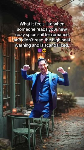 I’m never joking when I call it high heat.🤣🔥🖤 #wolfshifterromance #cozyromance #witchromance #possessivebookboyfriends