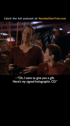 Was this Bajoran musician trying to run a CD scam?!

Catch the full podcast at NewbieStarTrek.com!

Ask us a question at cont...
