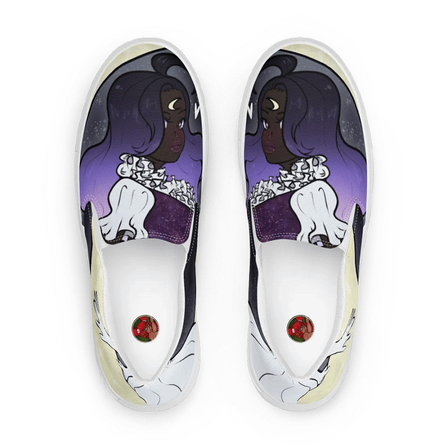 Crescent Princess - Slip On Mens Canvas Shoes product image (10)