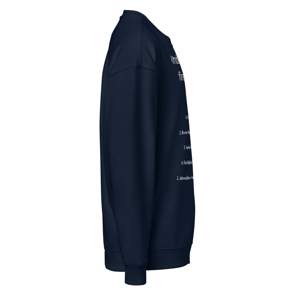 Technical Blueprint Helmet Illustration Sweatshirt product image (4)