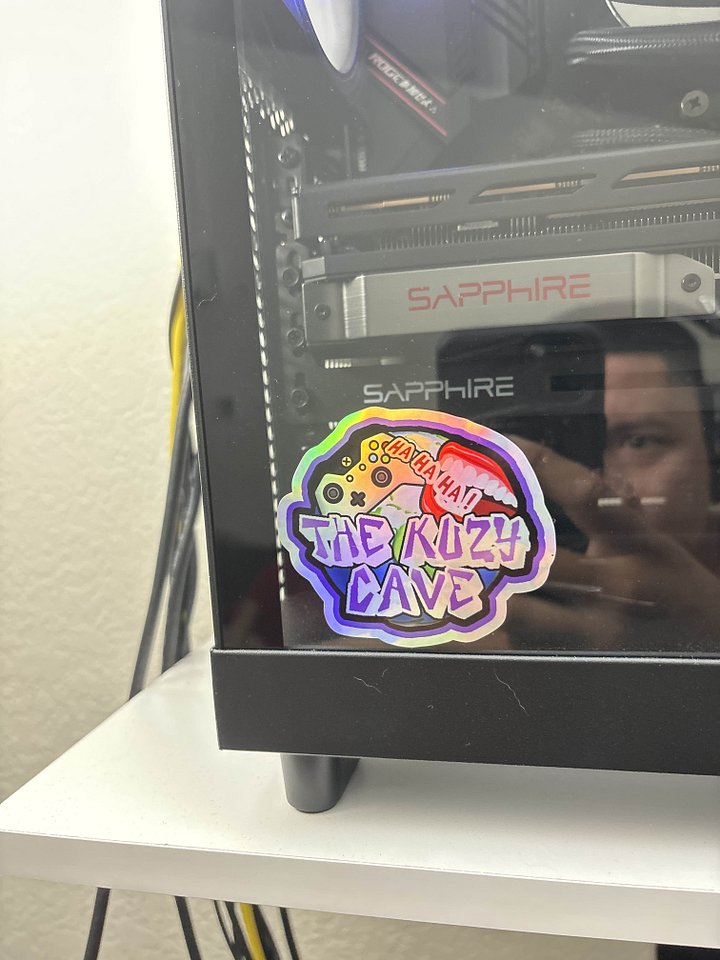 The Kuzy Cave Sticker (Holo) product image (1)