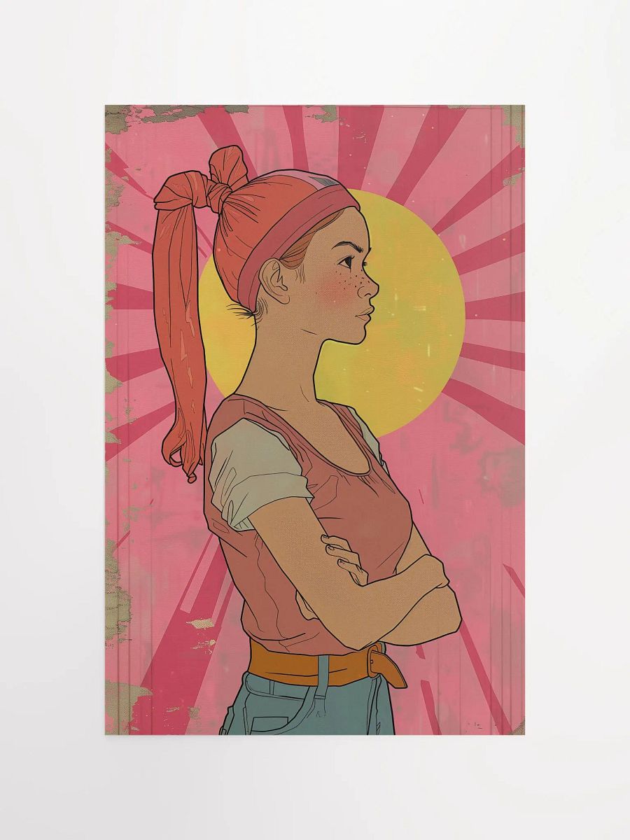 Fierce and Fearless: Pop Art Rebel Girl Poster product image (4)