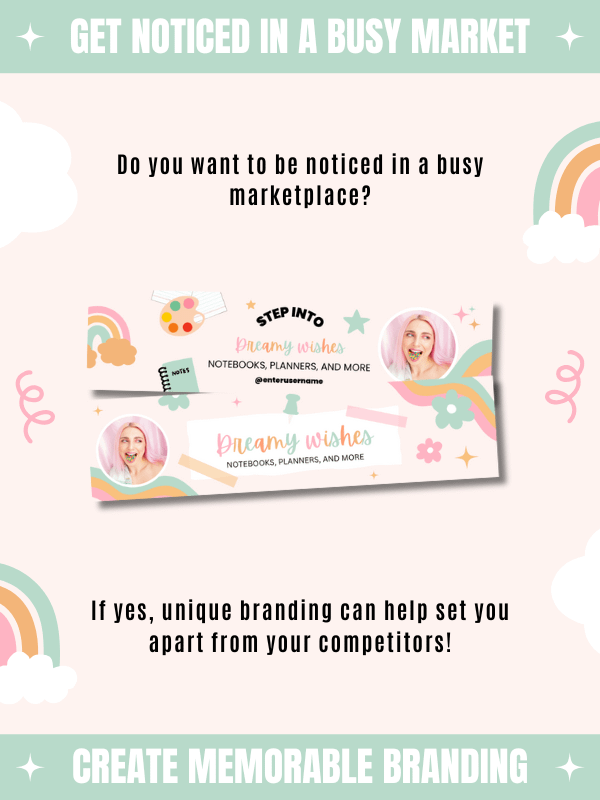 Whimsical MRR/PLR Etsy Banner Templates product image (6)