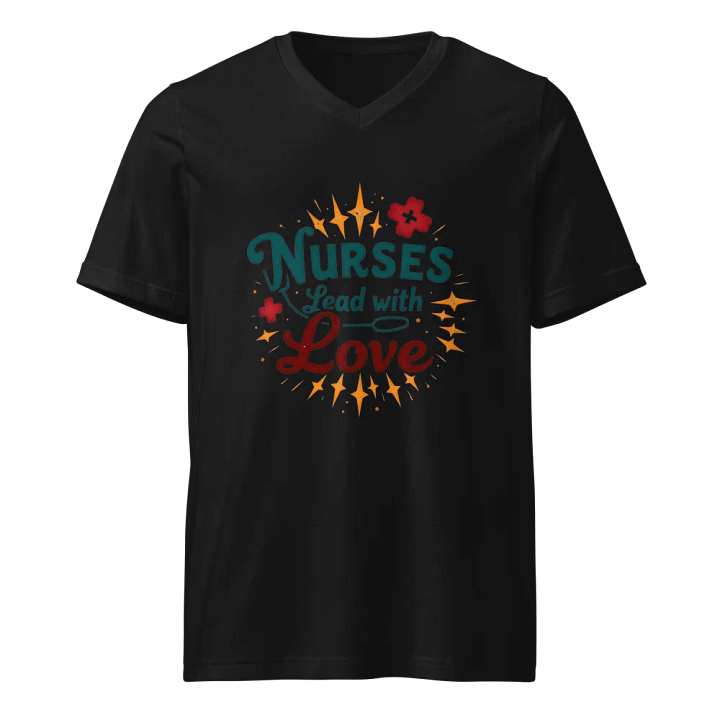 Nurse's Love V-Neck Tee product image (1)