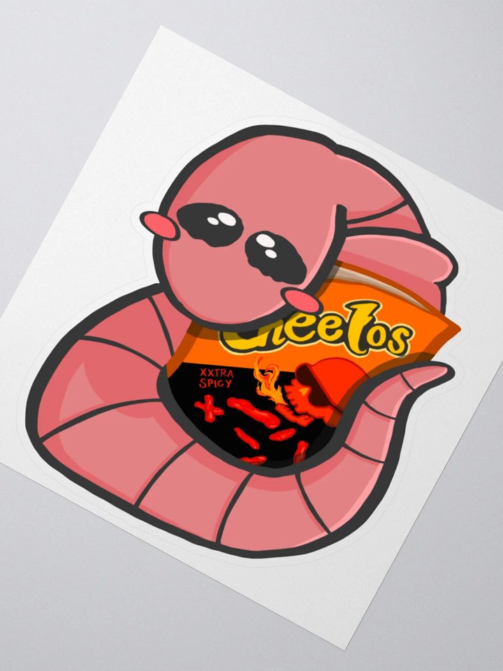 Spicy Worm Sticker product image (4)