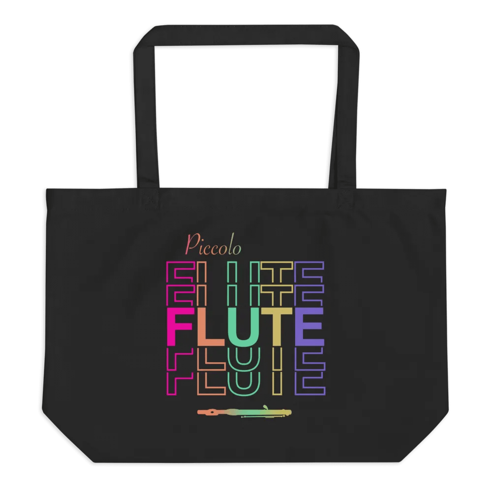 Symmetrical Flute Graphic Tote Bag - Piccolo product image (4)