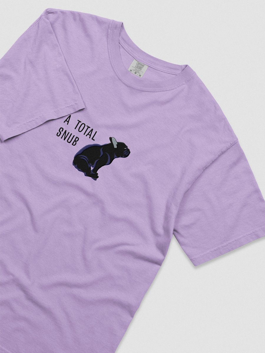 A Total Snub T-Shirt(Embroidered) of a French Bulldog(Black) product image (45)