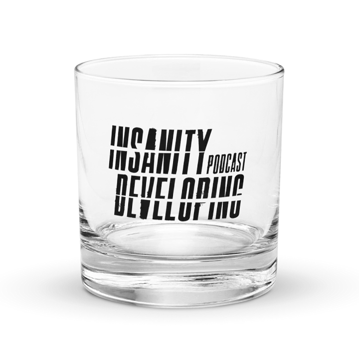 Eclipse Rocks Glass — Black Logo product image (1)