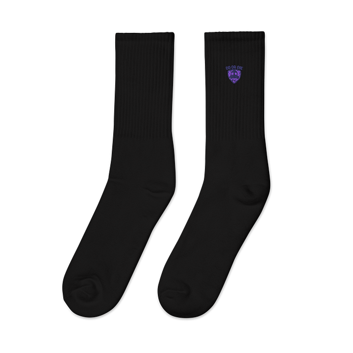 PVE Gas Mask Emblem Embroidered Socks product image (4)