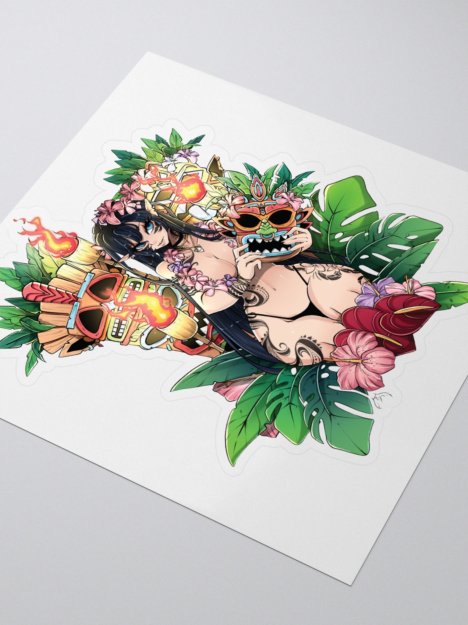 Tiki Totem Sticker product image (3)