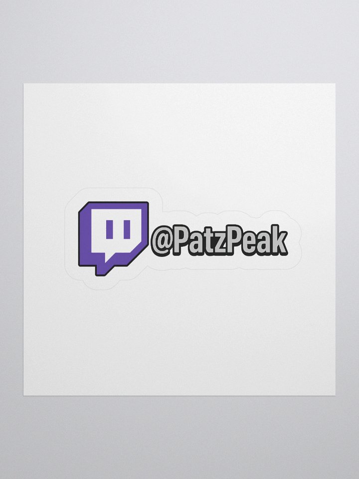 Twitch Logo Kiss Cut Stickers product image (4)