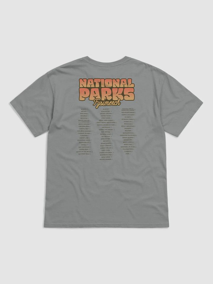 National Parks Tour organic cotton t-shirt product image (18)