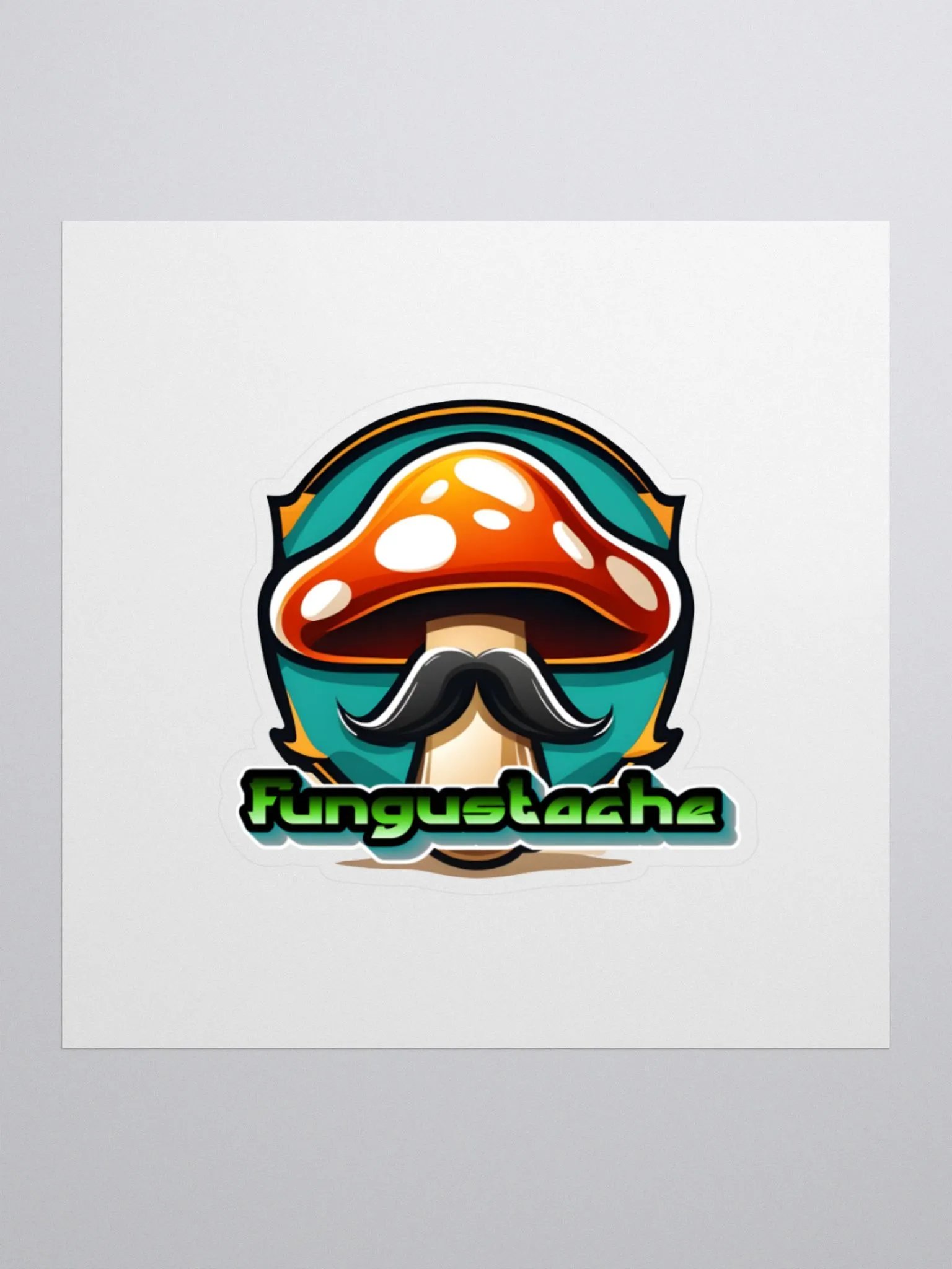 Fungustache Fun Vinyl Stickers product image (1)