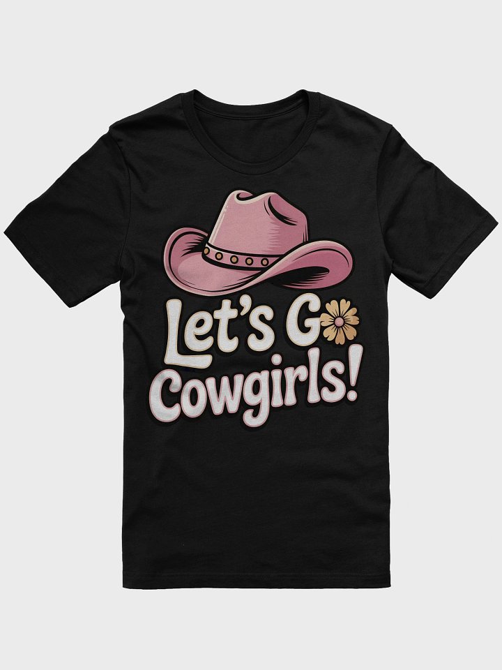 Let's Go Cowgirls! Pink Cowboy Hat T-Shirt product image (4)