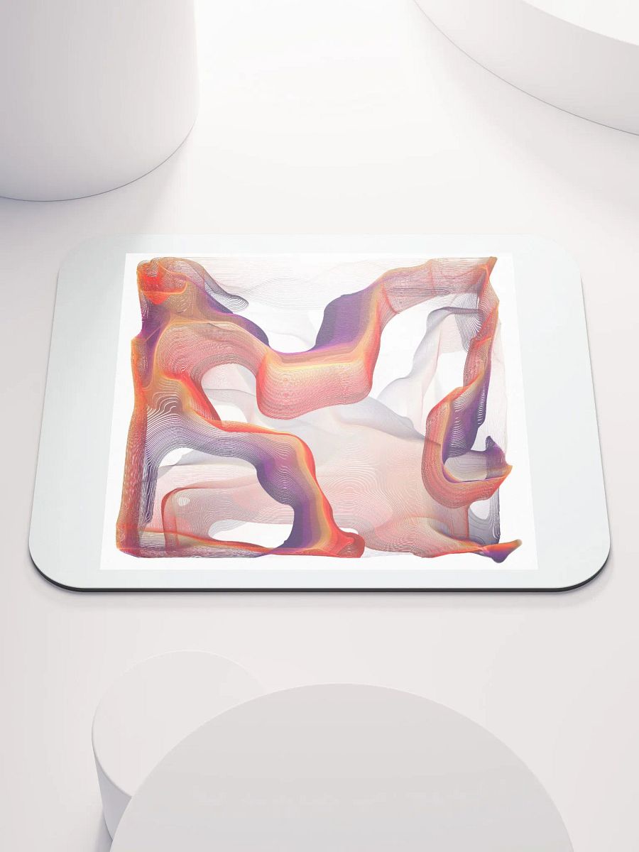 The Path Of The Warrior Algorithmic Art mouse pad product image (1)