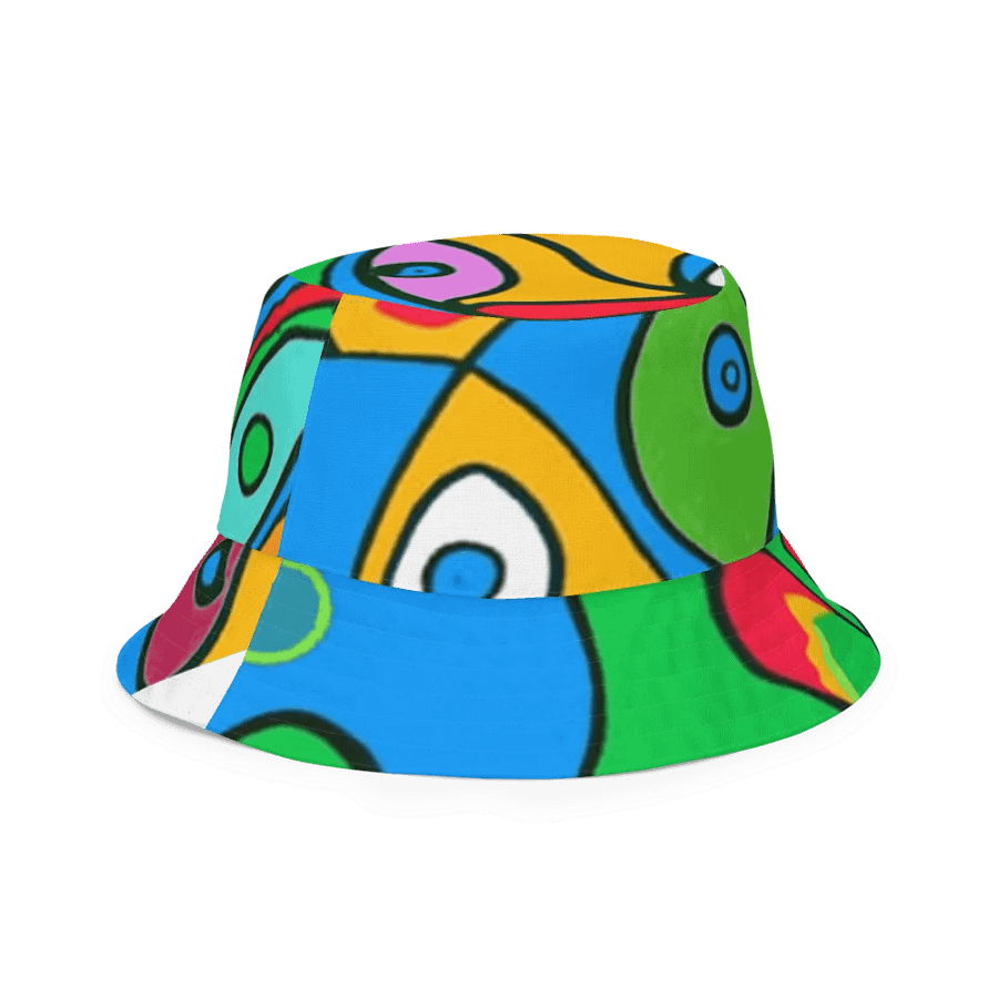 Whimsical Fish Fantasy Reversible Bucket Hat product image (9)