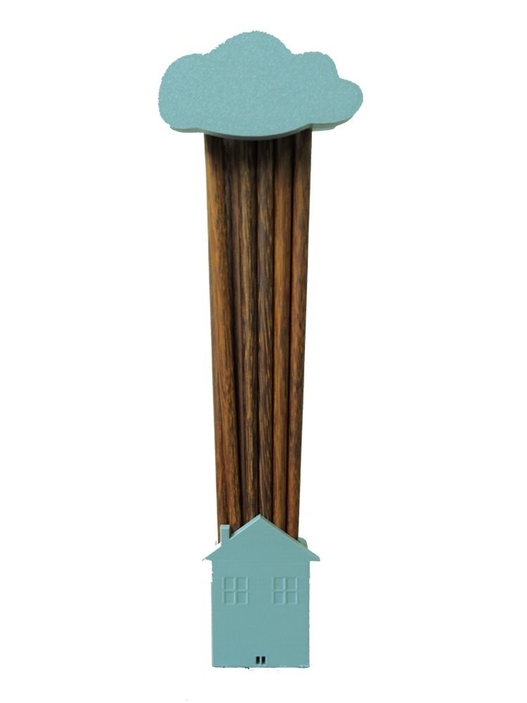 【free shipping】Original design cloud shape chopstick storage rack product image (2)