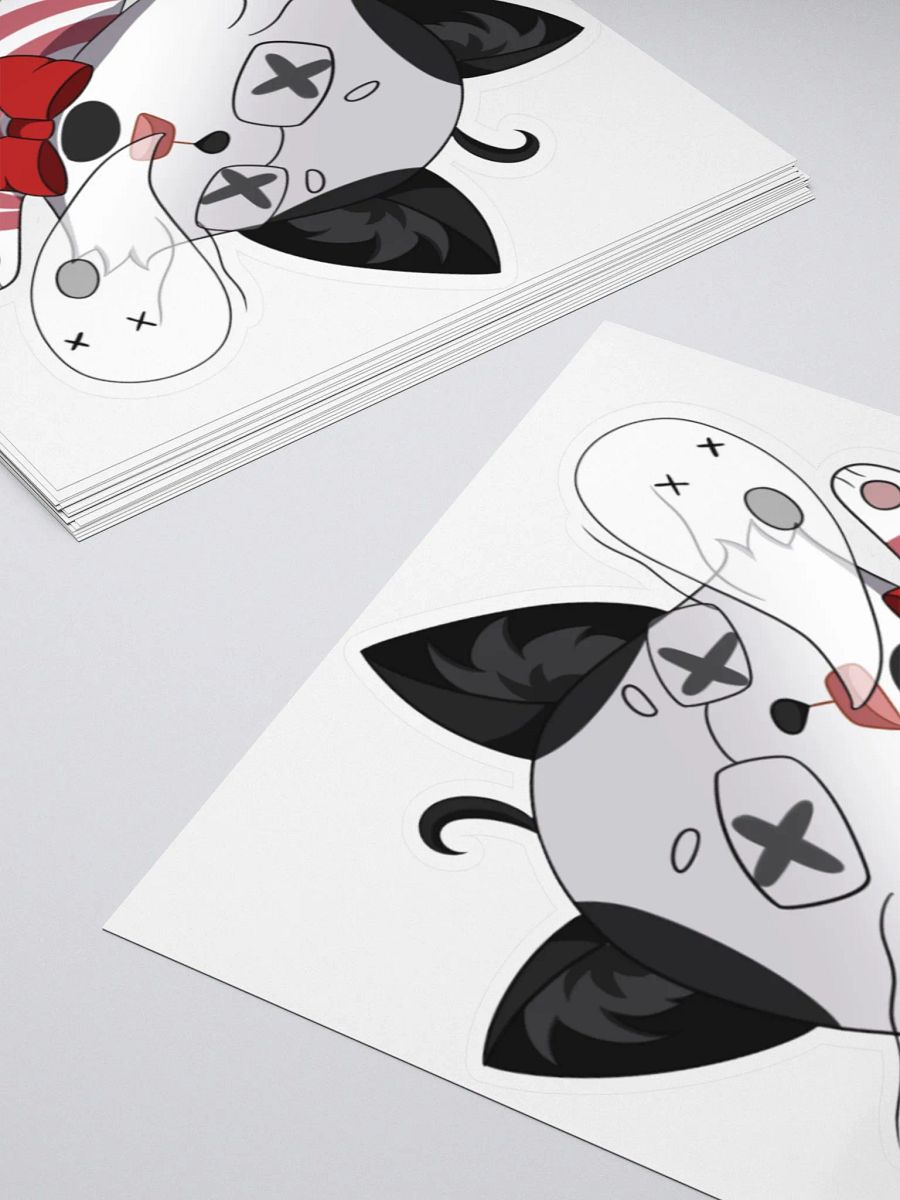 JPAG_Grey cat Ded emote sticker product image (4)