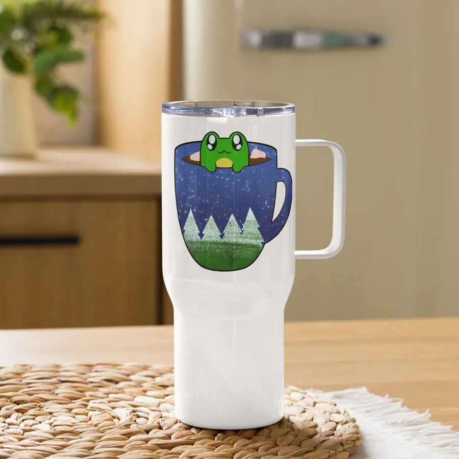 Motivational Frog Travel Mug! product image (11)