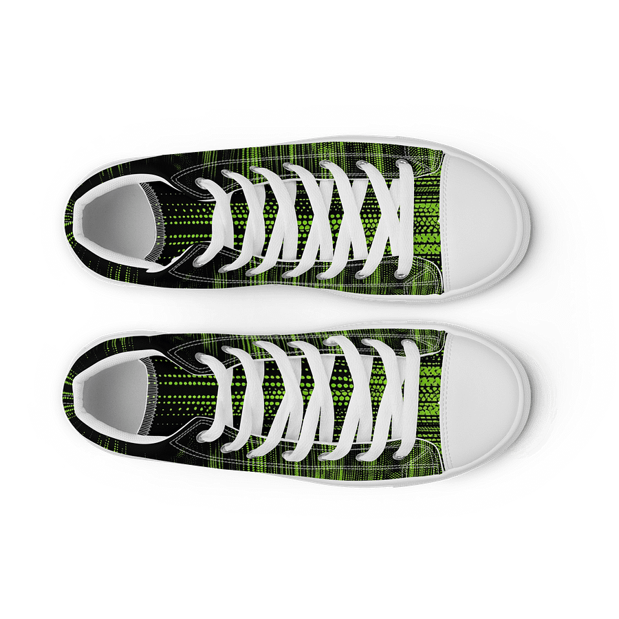 Matrix Green Canvas High Tops product image (9)