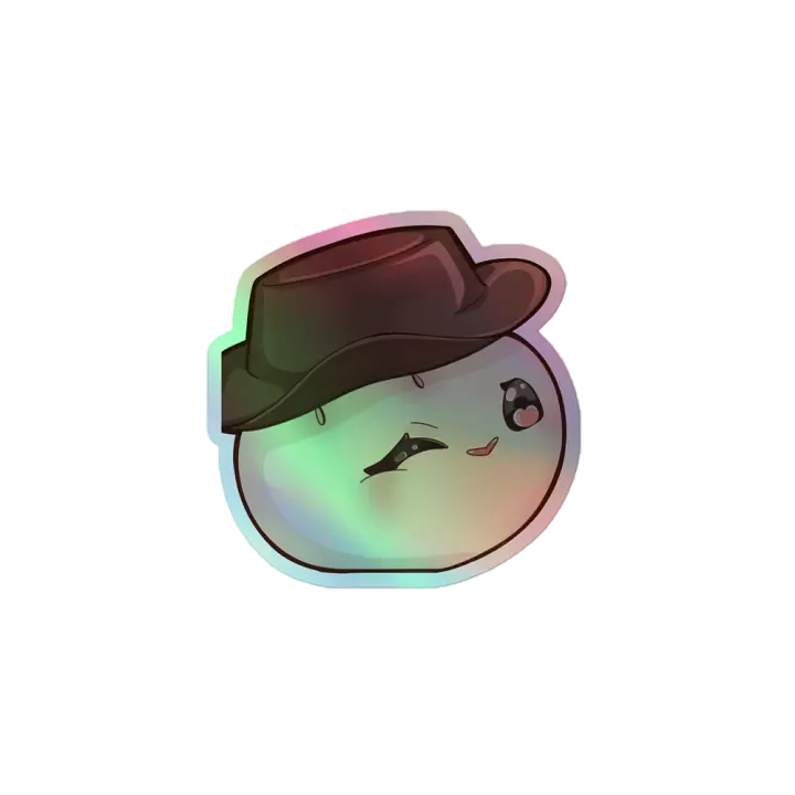 Howdy Bun Holographic Sticker product image (1)