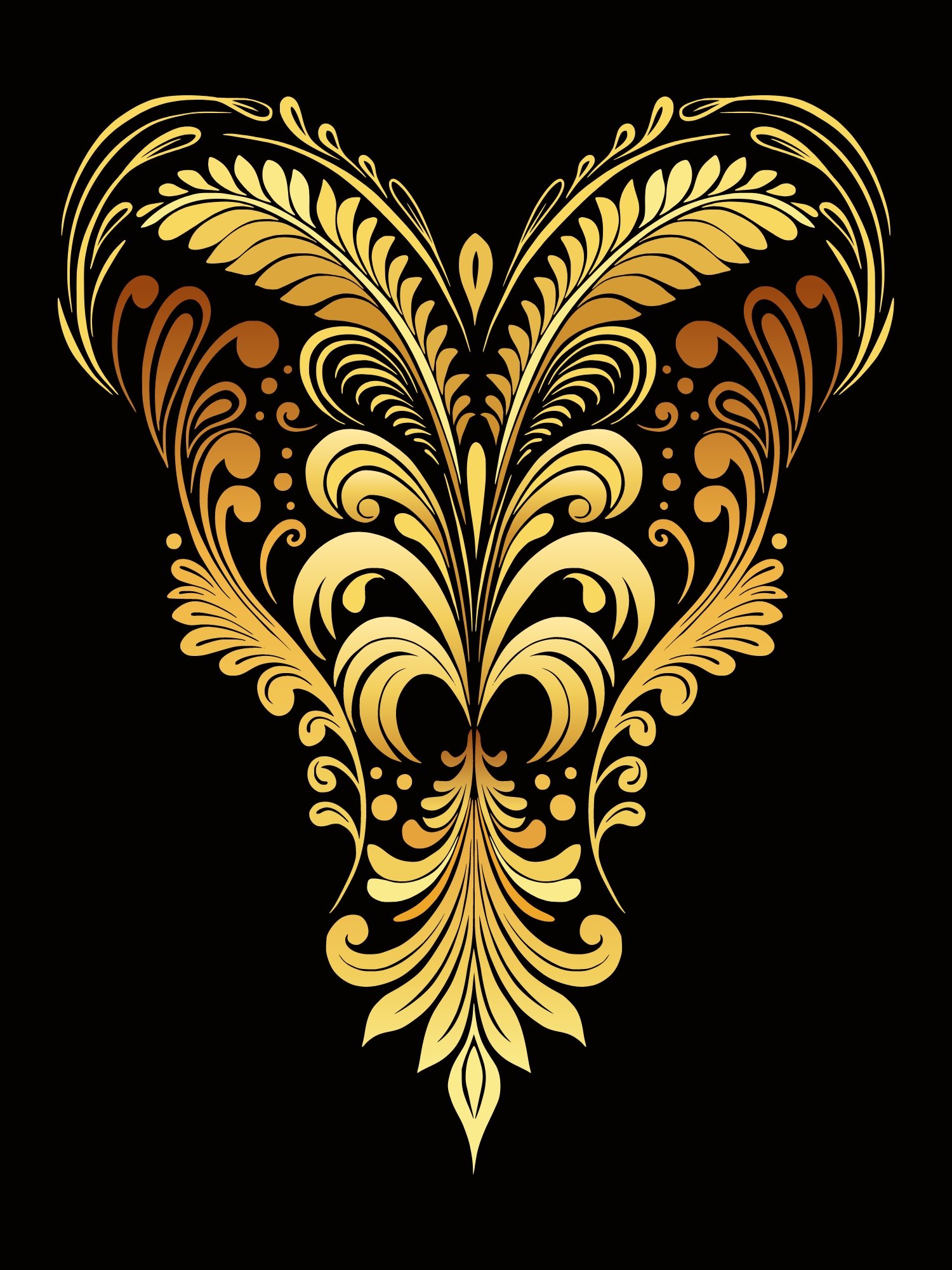 Gold Vintage Glamour Flourishes product image (3)