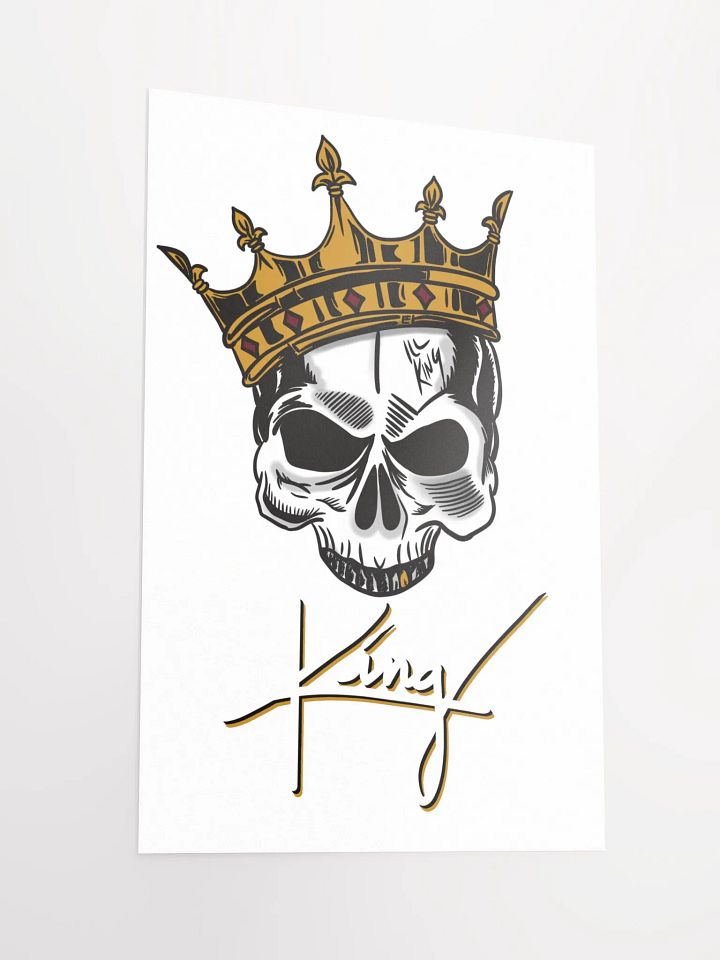King Poster (White) product image (2)