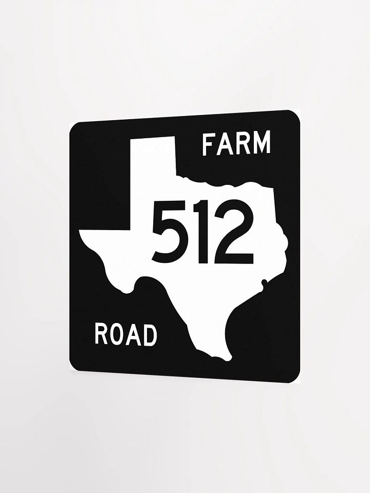 Texas Farm Road Sign FM 512 Poster product image (4)