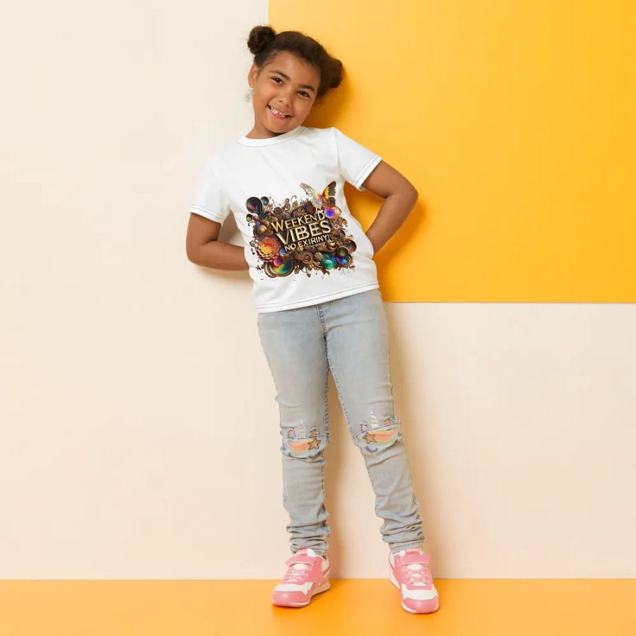 Weekend Vibes All-Over Kids T-Shirt product image (6)