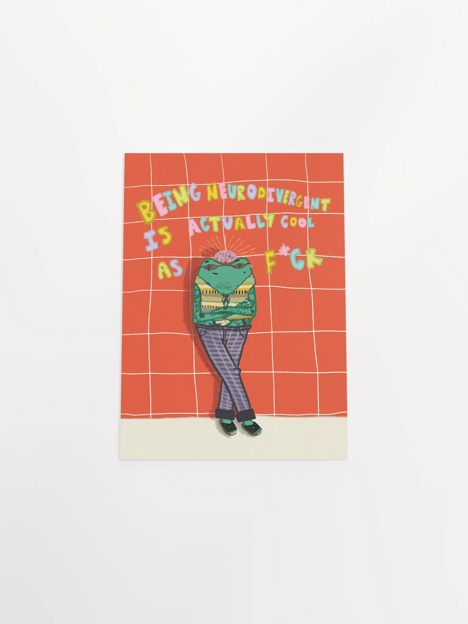 Being Neurodivergent is Actually Cool as F*ck Poster product image (4)