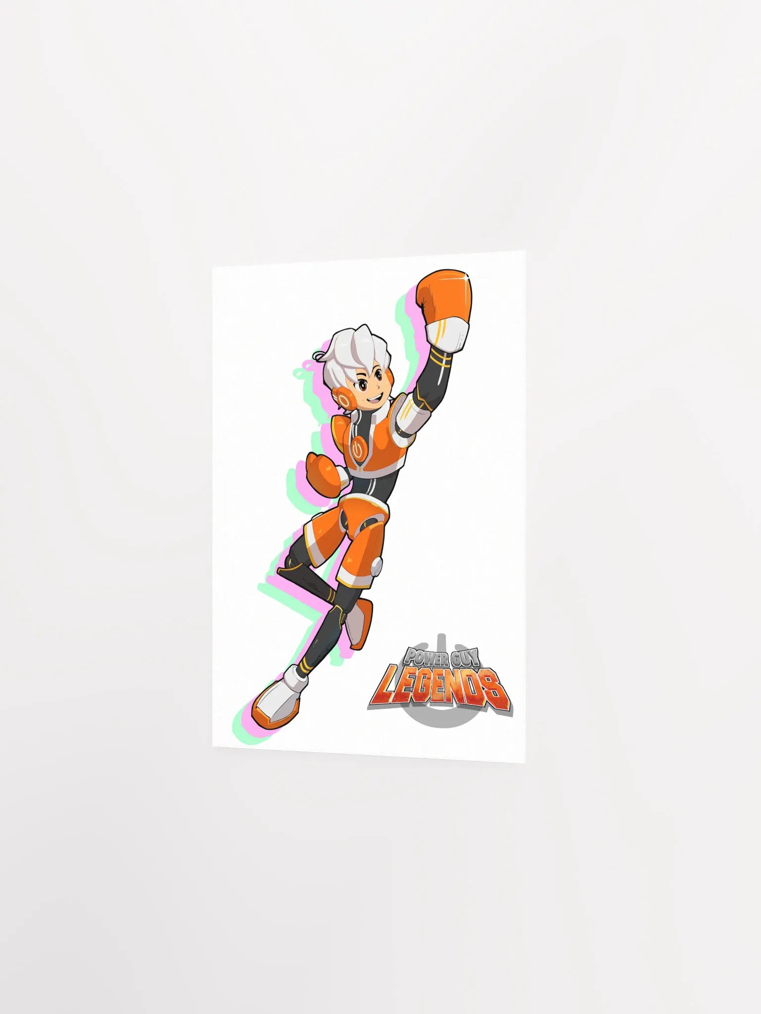 Power Guy Legends Matte Poster Print White Ver. product image (2)