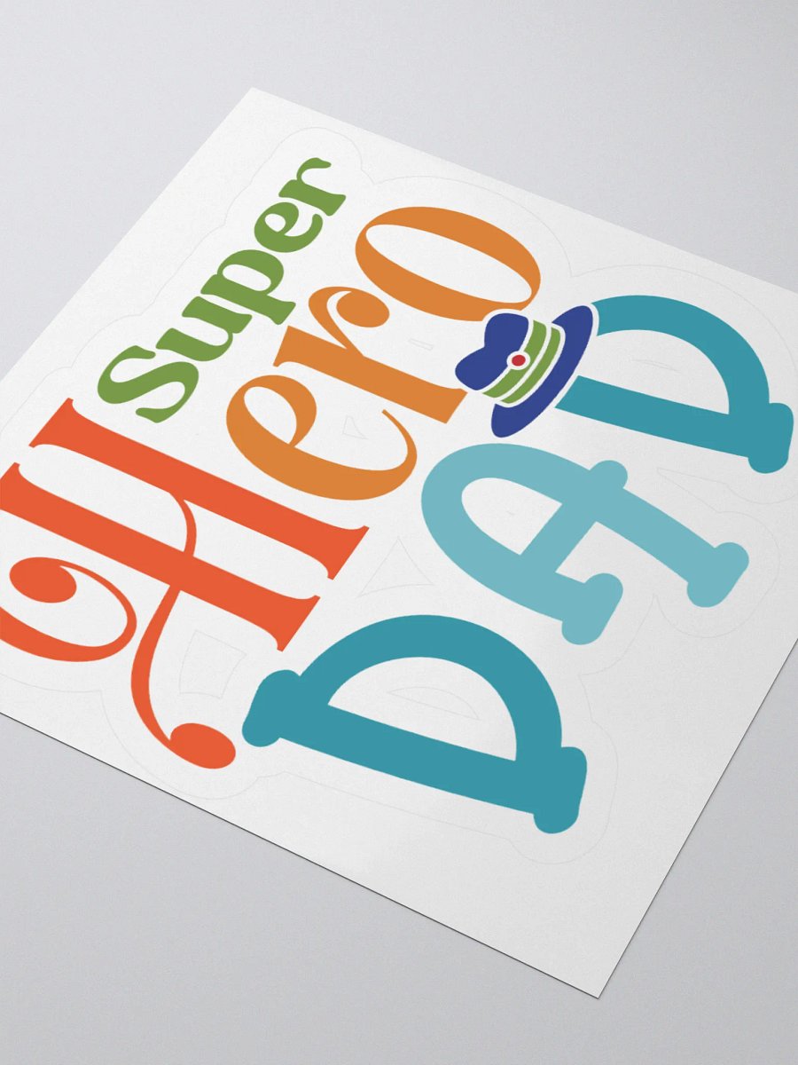 Super Hero Dad Sticker Set product image (9)