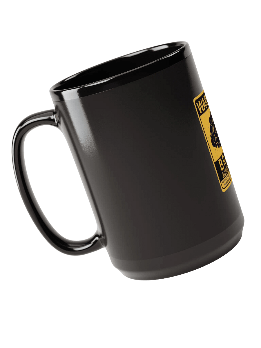 Black Glossy Mug (Sip Danger ☢ ) product image (2)