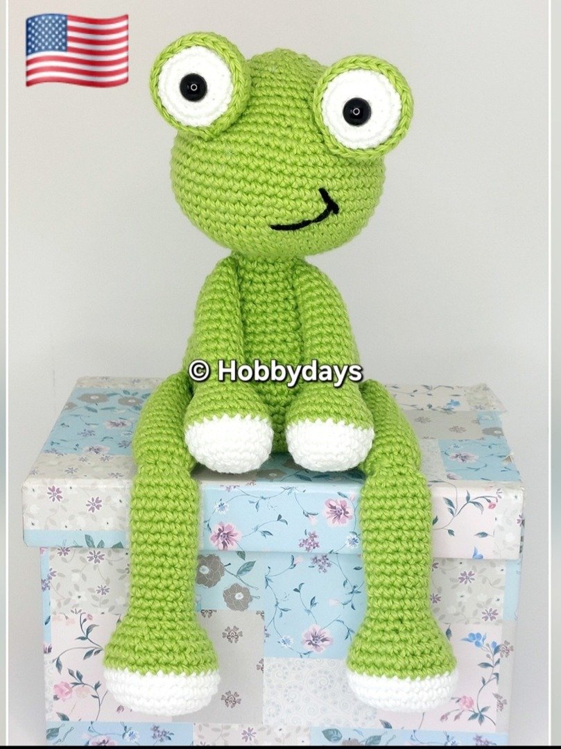 USA PATTERN - Amigurumi Crochet Frog product image (1)