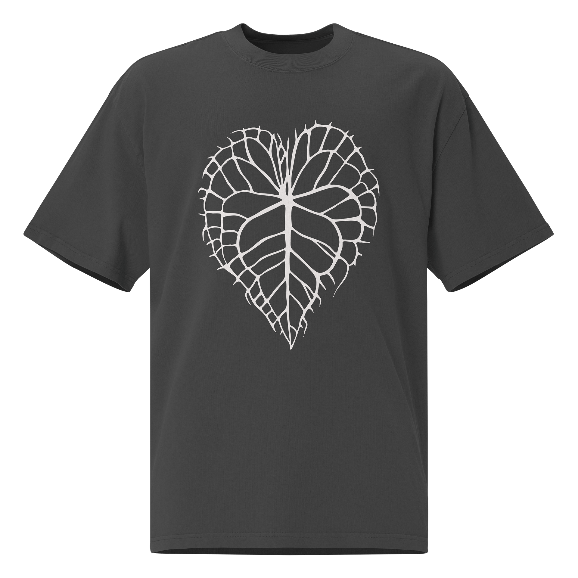ANTHURIUM CLARINERVIUM SKELETON - Oversized Faded T-Shirt product image (1)