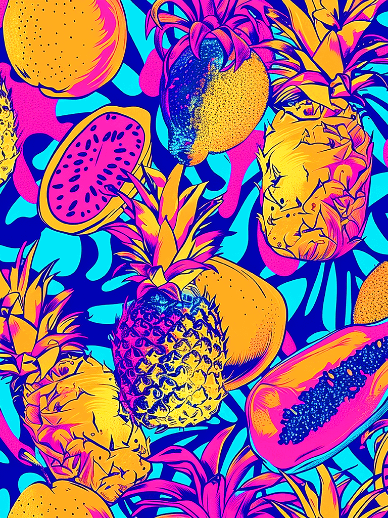 "Tropical Treats: Exotic Fruit Design Bundle" (Digital Product) product image (4)