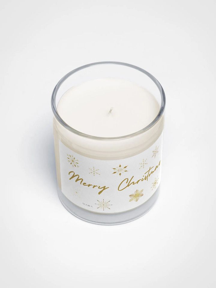 Golden Snowflakes Soy Wax Candle product image (2)