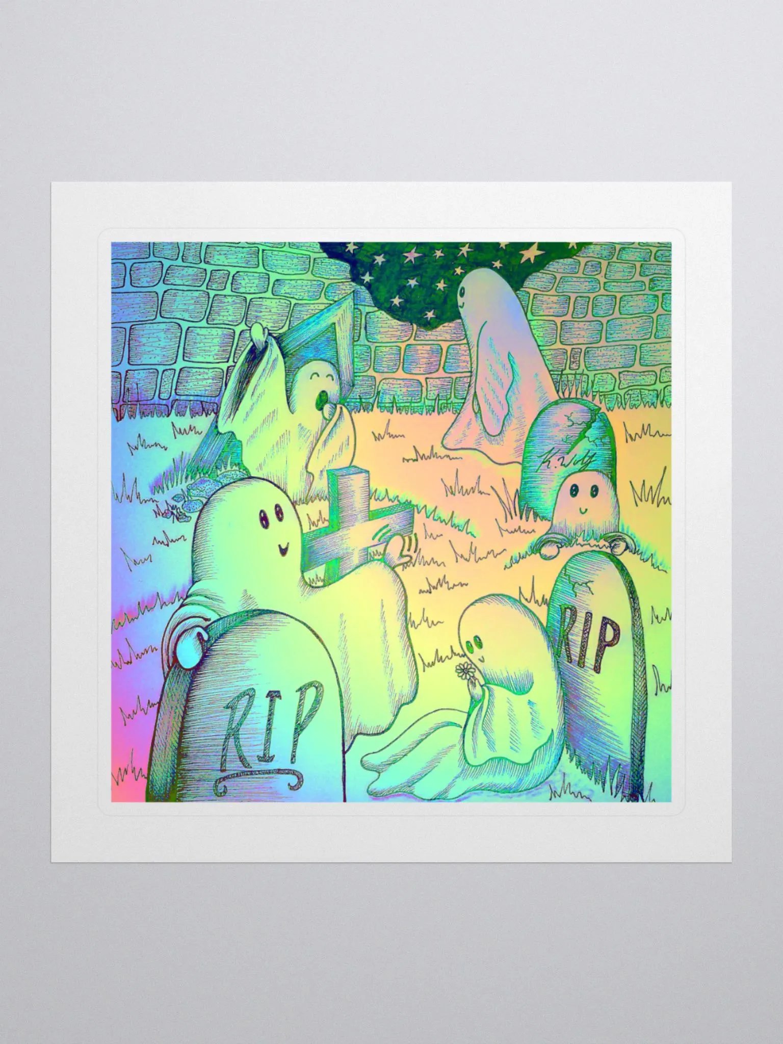 Limited edition Graveyard Wake Up Stickers product image (1)