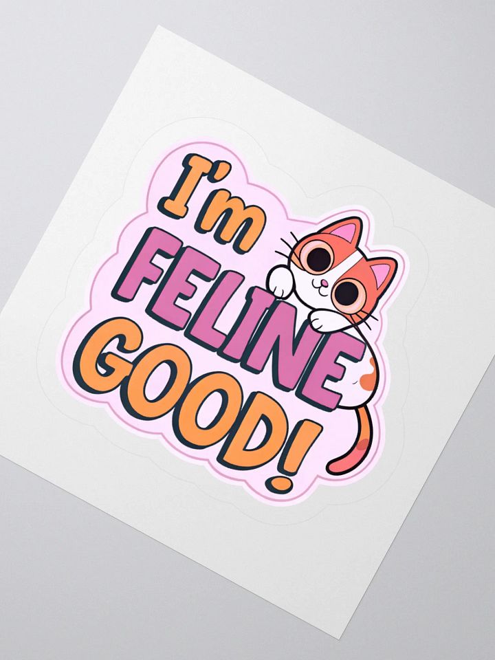 Feline Good Kiss Cut Stickers product image (5)